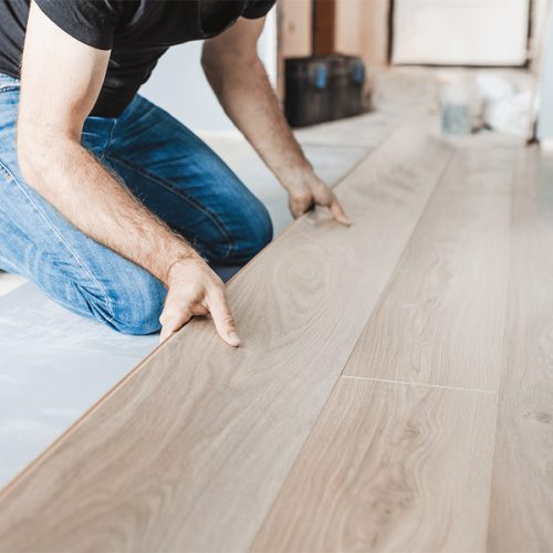 laying-laminate-flooring